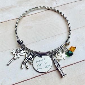 Peter Pan second star to the right bracelet